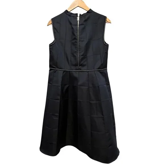 MARNI Sleeveless Fit & Flare Dress, Navy, EU 42 - Picture 4 of 9